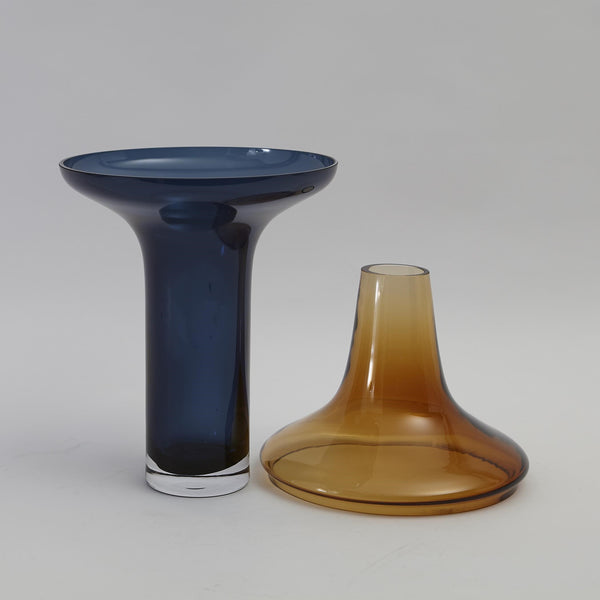 Safavieh Tall Amber Over Cobalt Vase-Lg | Global Views - 6.60285