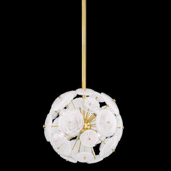 safavieh TAMARA Chandelier - Aged Brass | Mitzi Lighting - H1004806-AGB