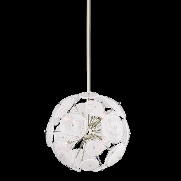 safavieh TAMARA Chandelier - Polished Nickel | Mitzi Lighting - H1004806-PN