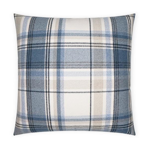 safavieh Tartan Decorative Throw Pillow - Navy | DV Kap