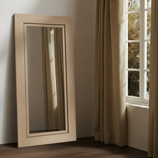 Safavieh Tenric Large Rectangle Wood Mirror | Safavieh Couture - CMI4012