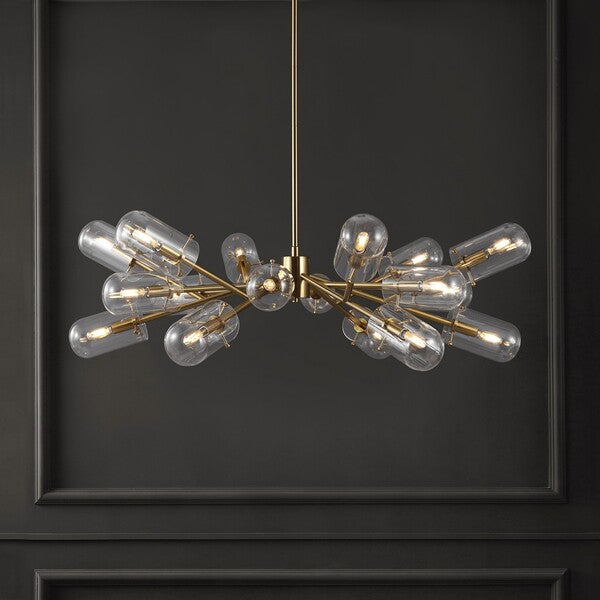 Safavieh Tessalyn Glass And Metal Chandelier | Safavieh Couture – CTL1046