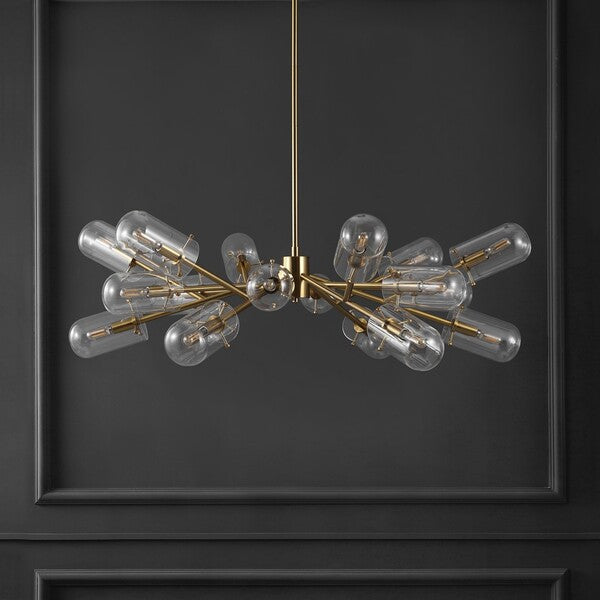 Safavieh Tessalyn Glass And Metal Chandelier | Safavieh Couture – CTL1046