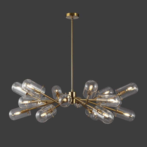 safavieh Tessalyn Glass And Metal Chandelier | Safavieh Couture – CTL1046