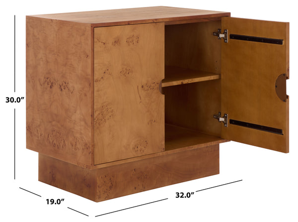 Safavieh Tessly Burl Veneer Chest | Safavieh Couture - SFV5549