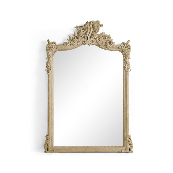 safavieh Timeless Eden Carved Wall Mirror | Jonathan Charles Furniture - 003-1-300-BLC
