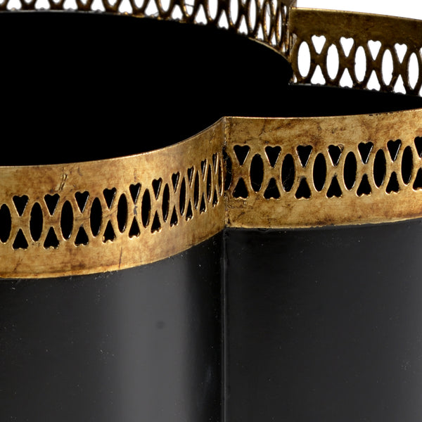 Safavieh Tracery Cachepot - Black (Sm) | Chelsea House - 382897