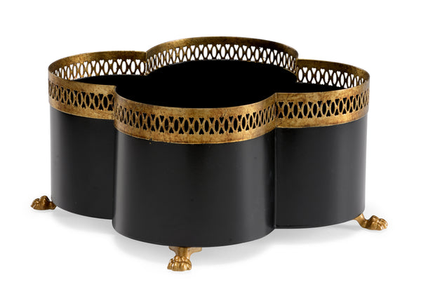 safavieh Tracery Cachepot - Black (Sm) | Chelsea House - 382897