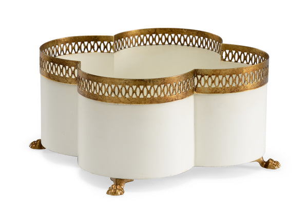 safavieh Tracery Cachepot - Cream (Sm) | Chelsea House - 382899