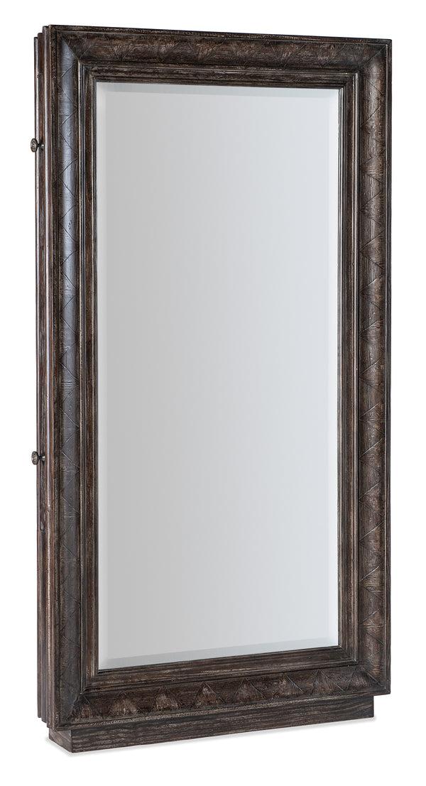 safavieh Traditions Floor Mirror w/hidden jewelry storage | Hooker Furniture - 5961-50001-89