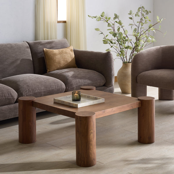 Safavieh Trescott Square Wood Coffee Table | Safavieh Couture - SFV9763