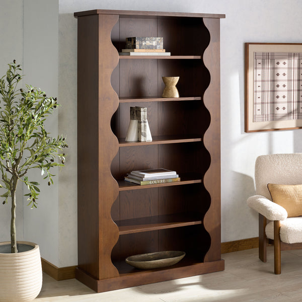 Safavieh Tristyna Wood 6 Shelf Bookcase | Safavieh Couture - SFV4245