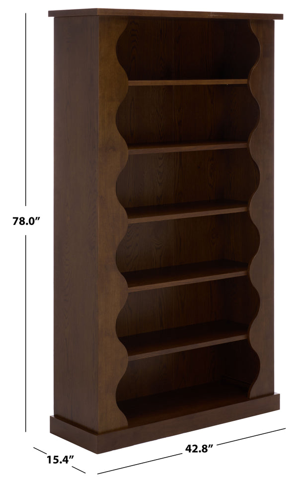 Safavieh Tristyna Wood 6 Shelf Bookcase | Safavieh Couture - SFV4245