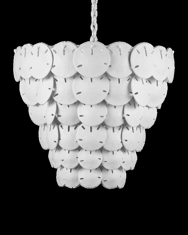 Safavieh Tulum Extra Large White Chandelier | Currey & Co - 9000-1252