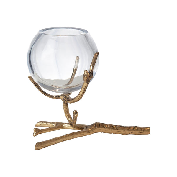 Safavieh Twig Vase Holder-Brass | Global Views - 9.92656