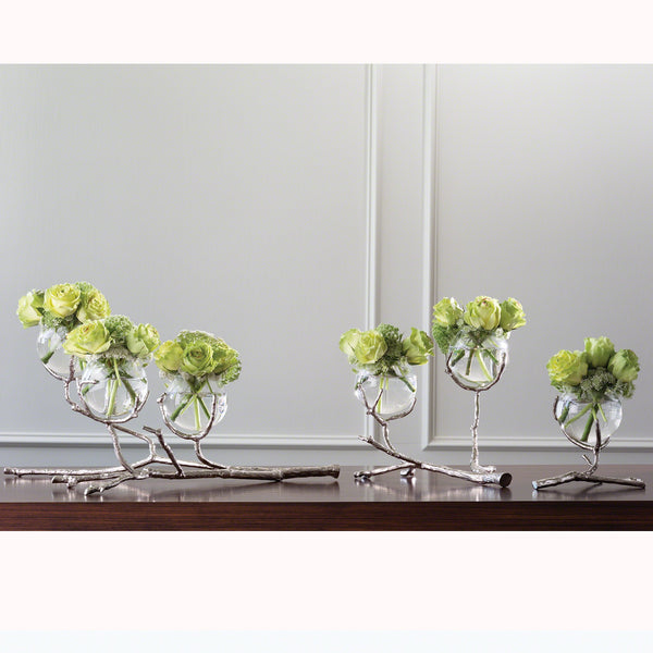 Safavieh Twig Vase Holder-Nickel | Global Views - 9.92659