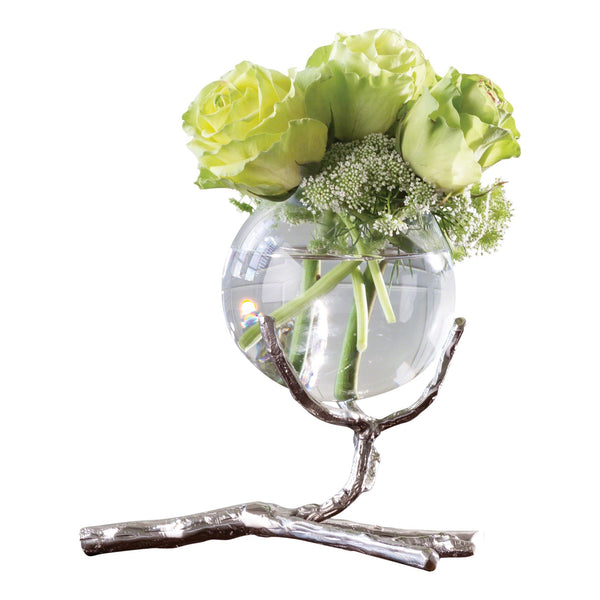 Safavieh Twig Vase Holder-Nickel | Global Views - 9.92659