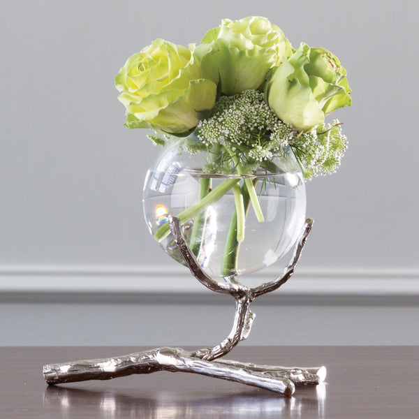 safavieh Twig Vase Holder-Nickel | Global Views - 9.92659