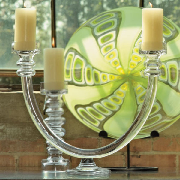 Safavieh Two Lite Glass Tube C/Abra | Global Views - 1523