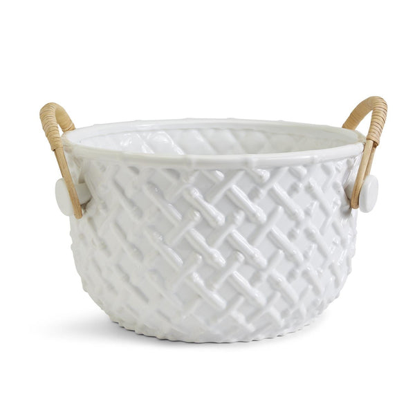 Safavieh Two's Company Hampton Faux Bamboo Fretwork Party Bucket