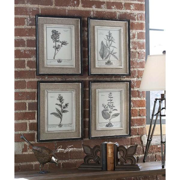 Safavieh Uttermost Casual Grey Study Framed Art Set/4