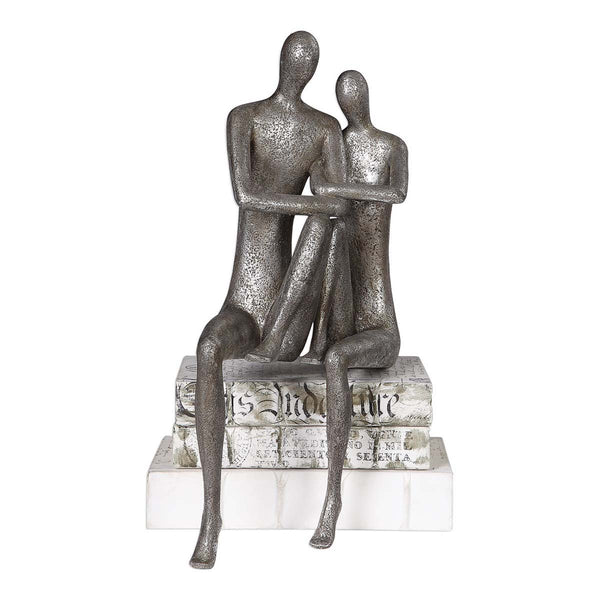 safavieh Uttermost Courtship Antique Nickel Figurine