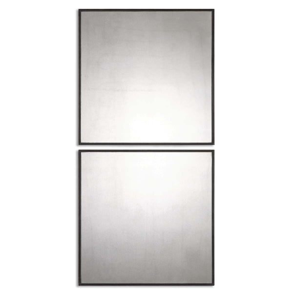 safavieh Uttermost Matty Antiqued Square Mirrors S/2