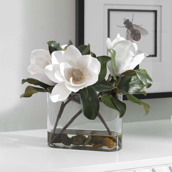 Safavieh Uttermost Middleton Magnolia Flower Centerpiece