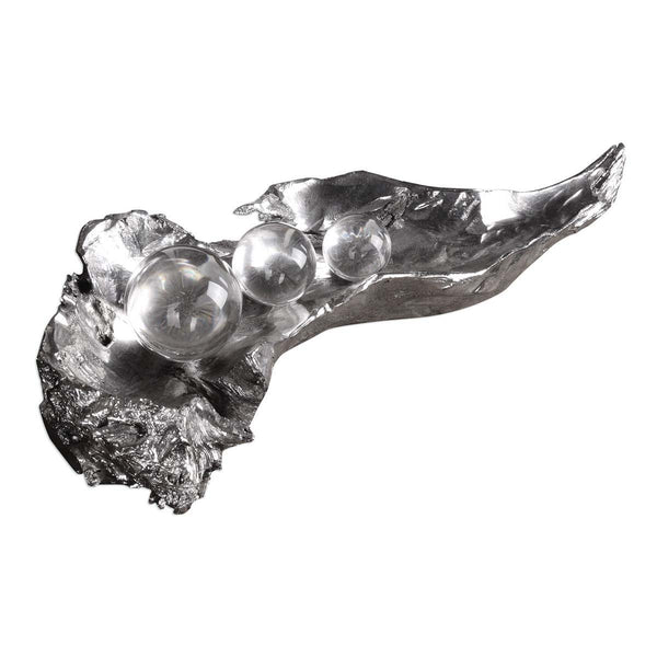 safavieh Uttermost Three Peas In A Pod Metallic Sculpture