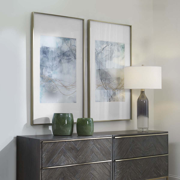 Safavieh Uttermost Undulating Oro Abstract Prints S/2