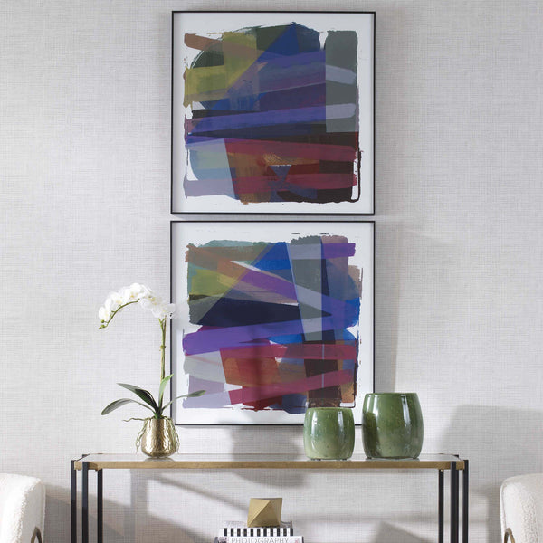 Safavieh Uttermost Vivacious Abstract Framed Prints Set/2