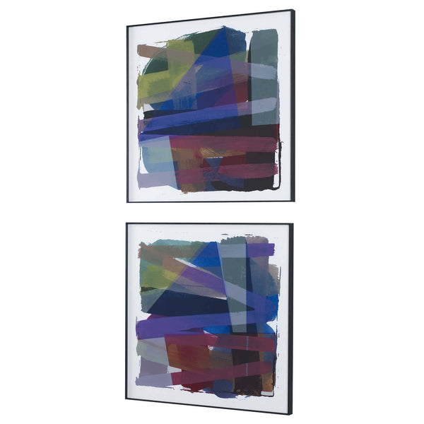 Safavieh Uttermost Vivacious Abstract Framed Prints Set/2