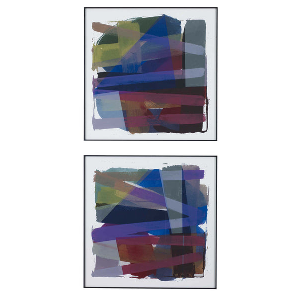 safavieh Uttermost Vivacious Abstract Framed Prints Set/2