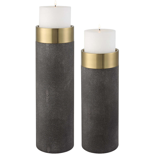 Safavieh Uttermost Wessex Gray Candleholders (Set Of 2)