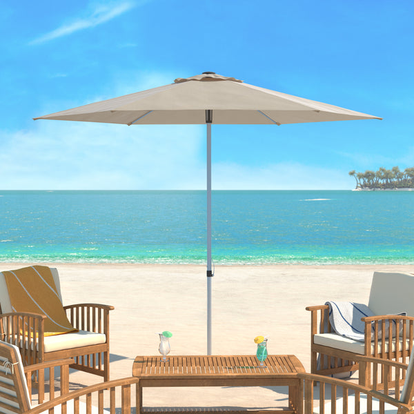 Safavieh Uv Resistant Hurst 9 Ft Easy Glide Market Umbrella | Safavieh - PAT8002