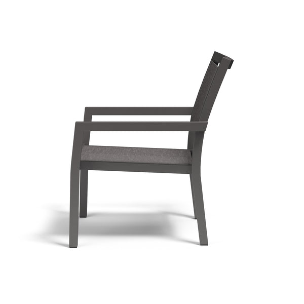 Safavieh Vegas Stackable Sling Club Chair - Graphite | Sunset West - SW1201-21