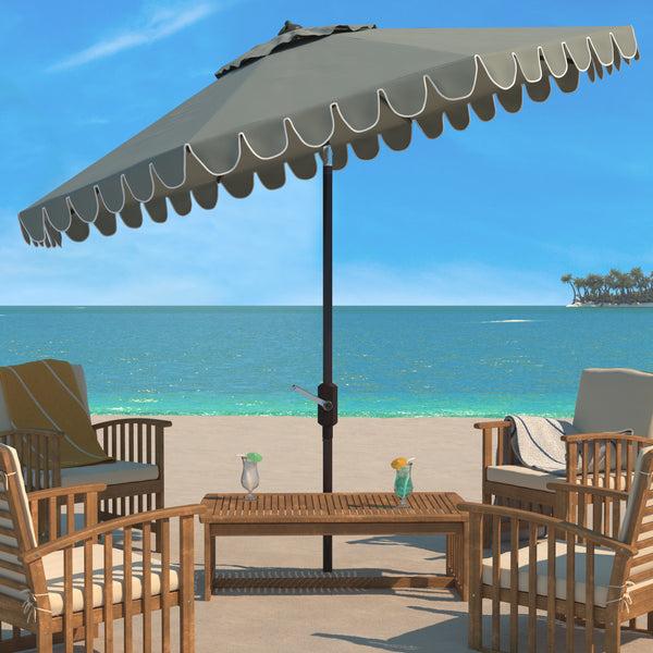 Safavieh Venice 11Ft Rnd Crank Umbrella | Safavieh - PAT8110