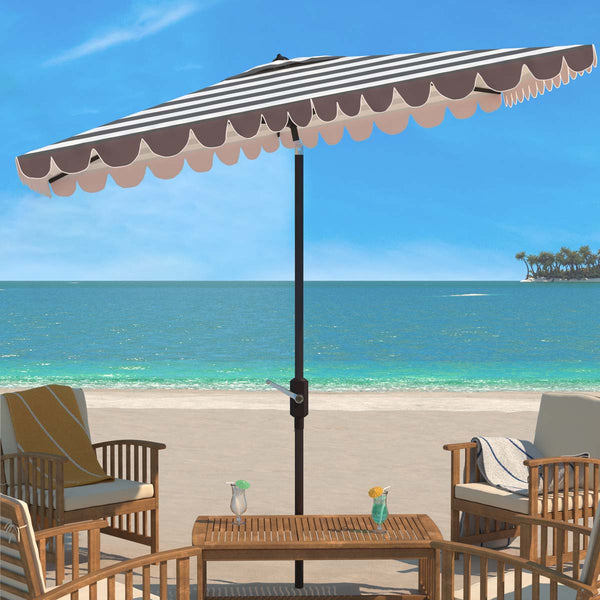 Safavieh Vienna 6.5 X 10 Ft Rect Crank Umbrella | Safavieh - PAT8311