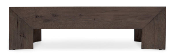 Safavieh Wade Chunky Rectangle Cocktail Table - Dark Wood | Hooker Furniture - M08-80310-89