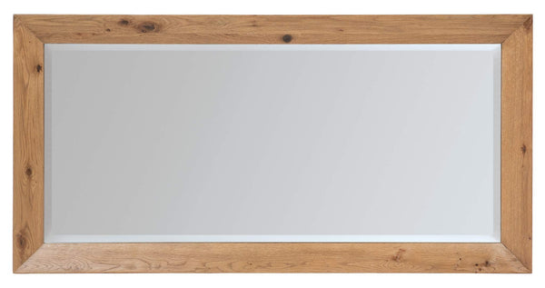 safavieh Wade Wall/Accent Mirror - Light Wood | Hooker Furniture - M08-50550-80