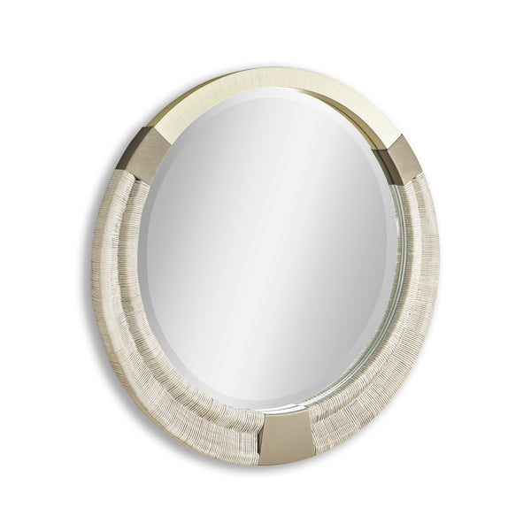 safavieh Water Gyre Round Multimedia Mirror | Jonathan Charles Furniture - 001-1-610-BON