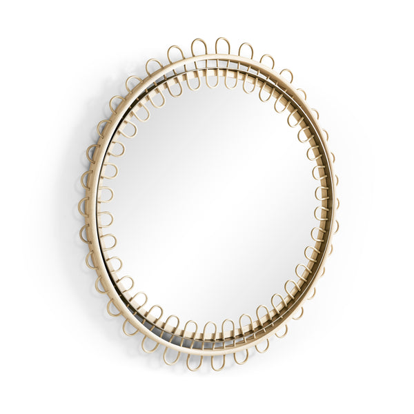 safavieh Water Vorticity Oval Rattan Mirror | Jonathan Charles Furniture - 001-1-500-NRT