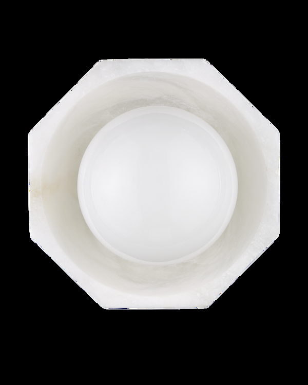 Safavieh Waystone White Wall Sconce | Currey & Co - 5000-0269