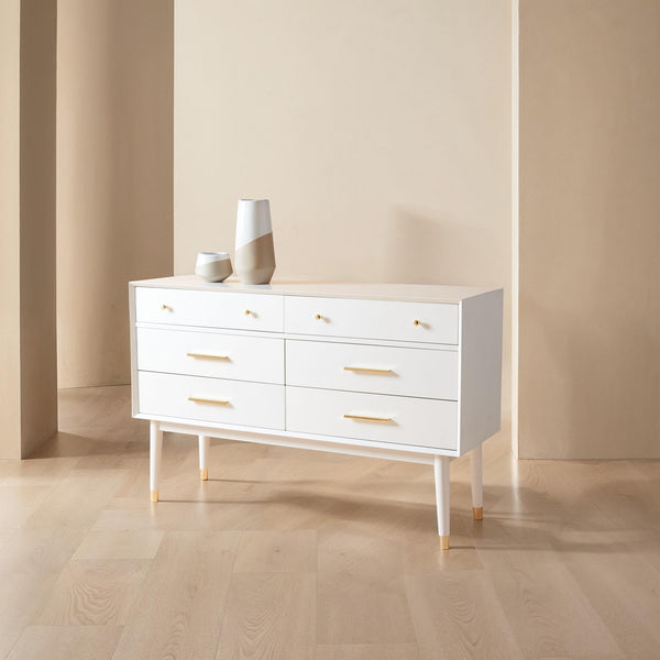 Safavieh Zack 6 Drawer Wood Dresser | Safavieh Couture - DUP1004