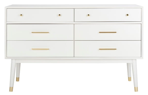 safavieh Zack 6 Drawer Wood Dresser | Safavieh Couture - DUP1004