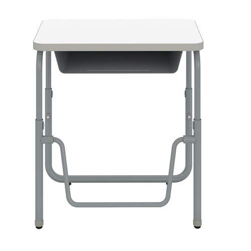 Safco AlphaBetter® 2.0 Height – Adjustable Student Desk With Book Box And Pendulum Bar 22”-30”