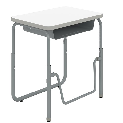 safco AlphaBetter® 2.0 Height – Adjustable Student Desk with Book Box and Pendulum Bar 22”-30”