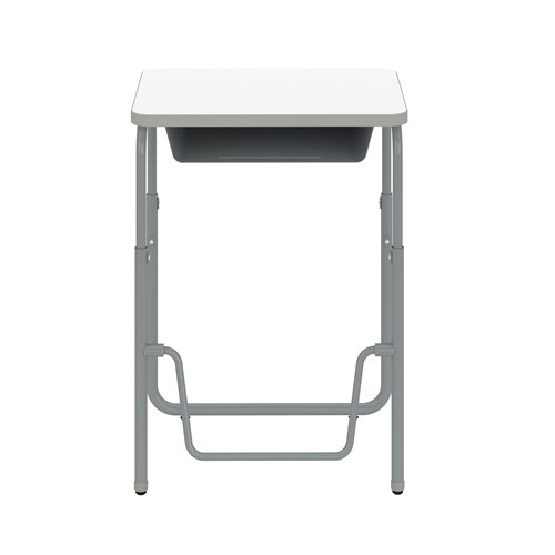 Safco AlphaBetter® 2.0 Height – Adjustable Student Desk With Book Box And Pendulum Bar 29"-43”