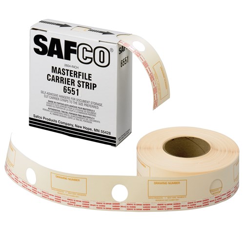 safco Film Laminate Carrier Strips for MasterFile 2