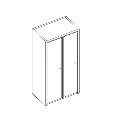 safco Mailflow Systems Sorter Closed Back; 30 Sorting Pockets 14”D with Locking Plexi Doors